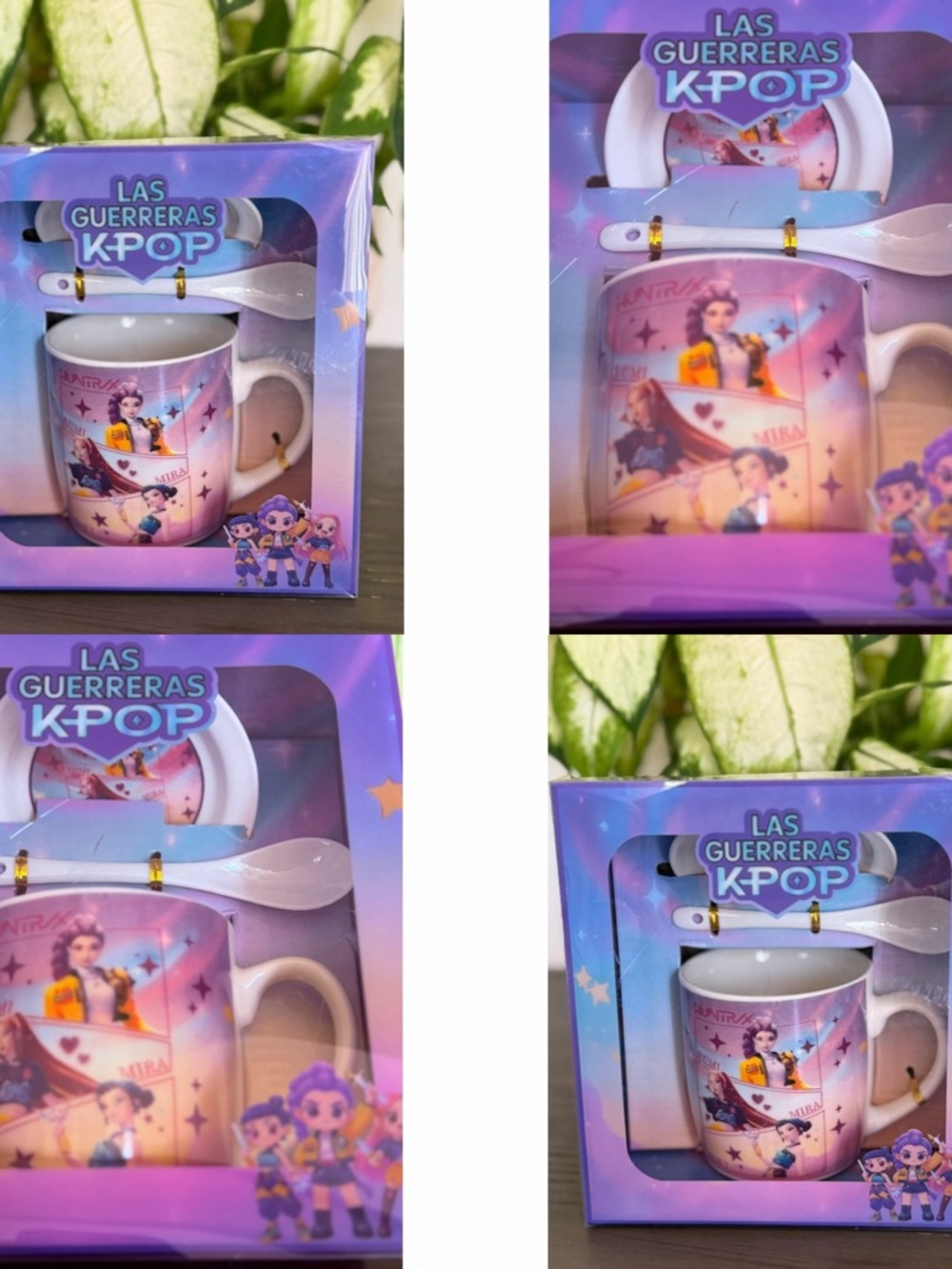 Las Guerreras K-Pop Purple Character Mug Gift Set